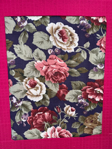 Tissu vintage cretonne pur fil