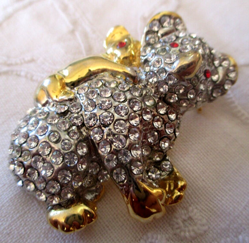 Broche animalière panda koala - panda,