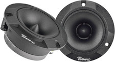 TPT-ST2 Black Slim Super Tweeter, 600 Watts 4 Ohm, 105 Db, 1 in Voice Coil, 3.85