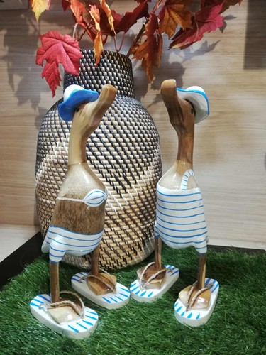 Canard bali fait main bois - canard,