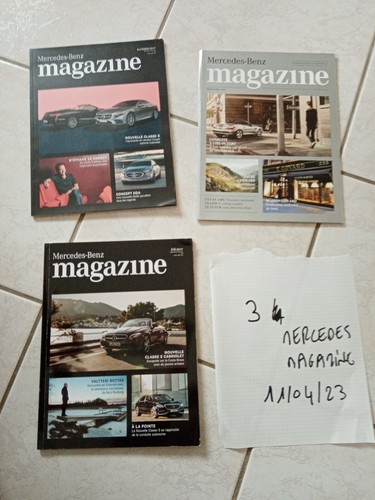Lot magazines mercedes benz - magazines, mercedes-benz