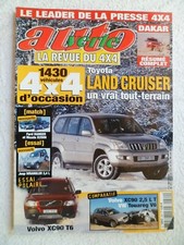 AUTO VERTE 4X4 N°262 03/2003 LAND CRUISER DAKAR RANGER B2500 WRANGLER XC90 TOUAR