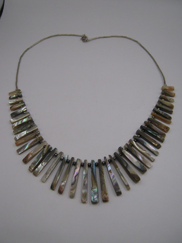 Collier chaîne abalone - collier,