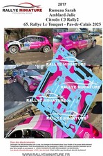 DECALS 1/43 REF 2817 CITROEN