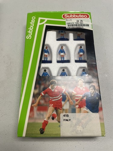 Subbuteo team blue italy 63000 - subbuteo,