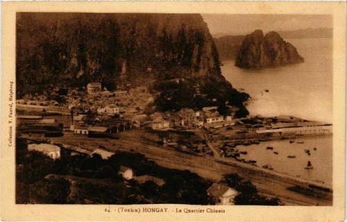 Cpa hongay quartier - le,