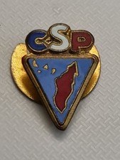 CSP MADAGASCAR RARE OLD FOOTBALL Insigne Pins Piedino Abzeichen