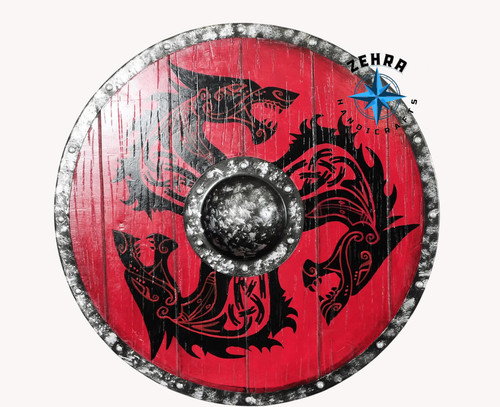 Bouclier viking zehra - bouclier,