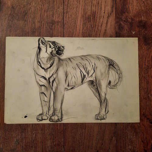 Dessin ancien animalier fond - animalier,