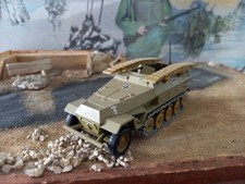 HANOMAG POSEUR DE PONTS.  SABLE.  MITRAILLEUSE+ ANTENNE  SOLIDO.1/50