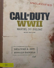 LIVRE - CALL OF DUTY WWII, MANUEL DU SOLDAT / MICKY NEILSON, HORS COLLECTION