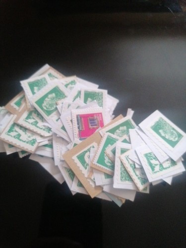 Lot 100 timbres lettre - lot,
