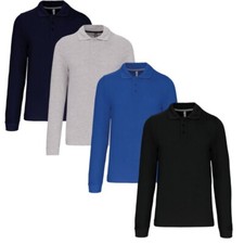 Polo À Manches Longues Piqué