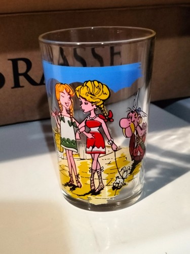 Verre moutarde amora 1968 - verre,