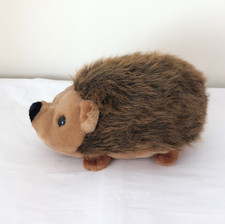 Peluche hérisson marron beige noir 30 cm STC doudou