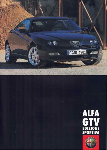 Brochure alfa romeo gtv - brochure,