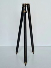 Ancien trépied support en laiton noirci pour appareil photo début 20ème