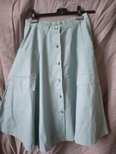 belle jupe ancienne (année 50) vert d'eau belle ampleur