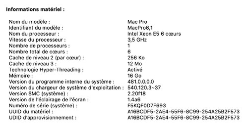 Apple mac pro 256 ssd - pro, go