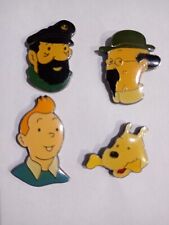 Lot 4 Pin's Tintin Milou