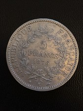 Monnaie argent  5 Frs Hercule 1876 K