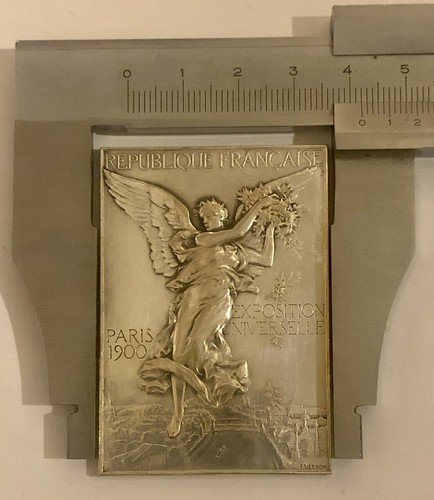 Medaille plaque bronze - medaille,