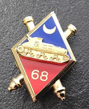 Insigne Militaire 68èm Régiment d’Artillerie Afrique Signé A.Bertrand Atlas (C11