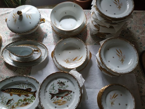 Service table porcelaine - table,