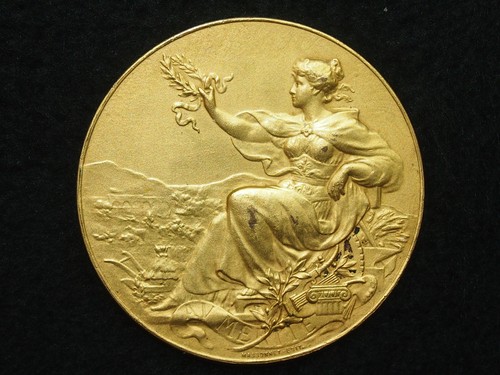 Medaille doré massonnet - medaille,