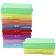  10 Pcs Boîte Photo Rangement Boite Plastique Conteneur De Stockage