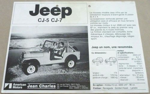 1980 jeep cj5 cj7 - cj7, cherokee