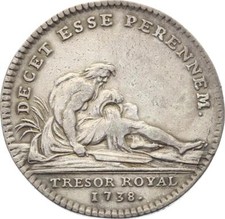 O3475 Jeton Louis XV Trésor