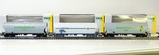 TRIX 24364 ECHELLE HO 1/87 SNCF 3 WAGONS CEREALIERS EP. 6 SUPER ETAT + BOITES