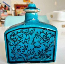 Flacon bleu turquoise de style