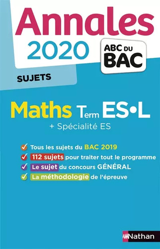 Annales abc bac 2020 - 2020, maths