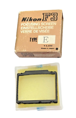 Nikon focusing screen type - f3,