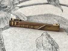 Charmante Broche De Bébé Ancienne En Métal Doré Vintage