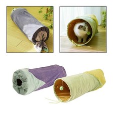 Tunnel pour chat avec jouets