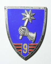 INSIGNE 9° RÉGIMENT DE
