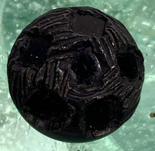 TALOSEL Bouton Noir Ancien Créateur Era Line Vautrin Hugo François Hamm Couture