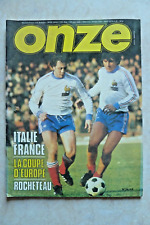 MAGAZINE ONZE N°26 (1978 FOOTBALL FRANCE ITALIE ROCHETEAU LIVERPOOL JUVENTUS)