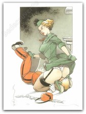 Affiche Michetz A califourchon