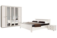 Ensemble De Chambre Chalet Complet 4 Pièces Armoire Blanche