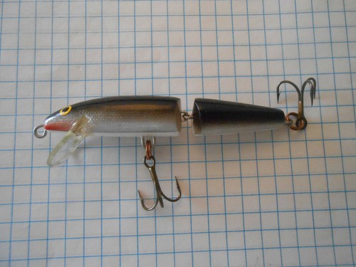Vtg rapala jointed minnow - a+,