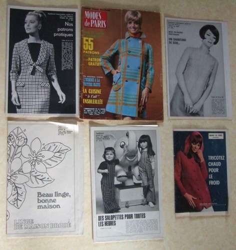 Lot anciens modes - modes, de