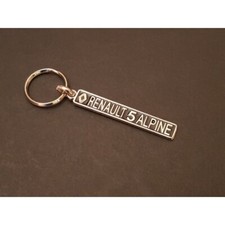 Porte-clés plaque Renault 5 Alpine, R5 Coupe Copa Gordini Turbo