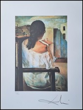 SALVADOR DALI * Fille Assise