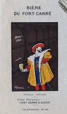 Traite facture 1912 Brasserie