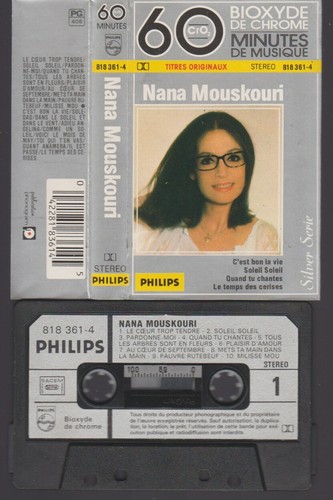 Nana mouskouri cassette - nana, k7