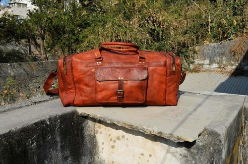 Sac cuir rétro homme - 30",